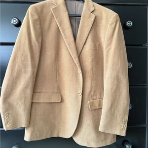 Men's Tan Corduroy Blazer